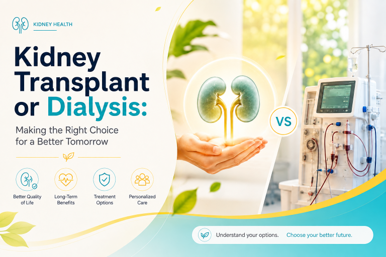 Kidney Transplant or Dialysis: Which Option Offers Better Survival and Quality of Life?
